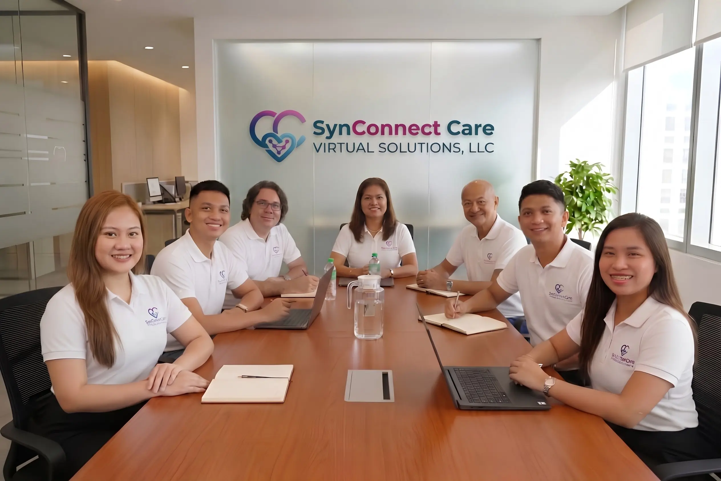 The SynConnect Care team in the San Diego office